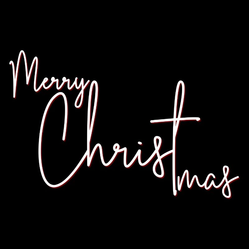 Crimson Script Frohe Weihnachten