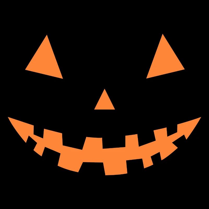 Silhouette Pumpkin Jack-o'-lantern