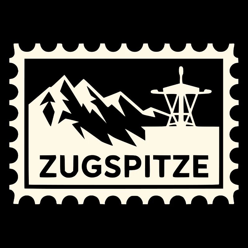 Sommet de la montagne avec conception de téléphérique