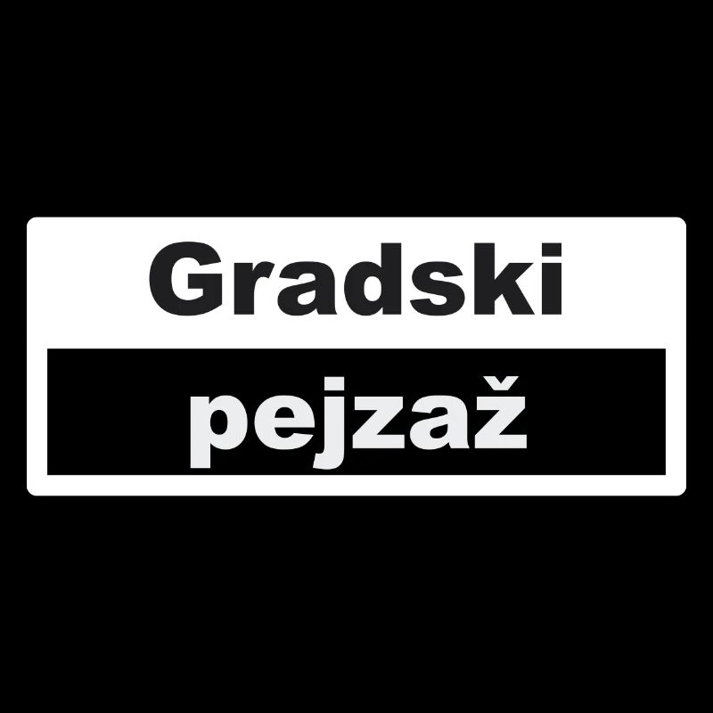 Cityscape Typography Croatia