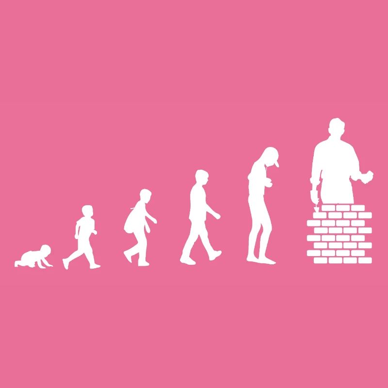 Évolution du bébé au maçon / métier