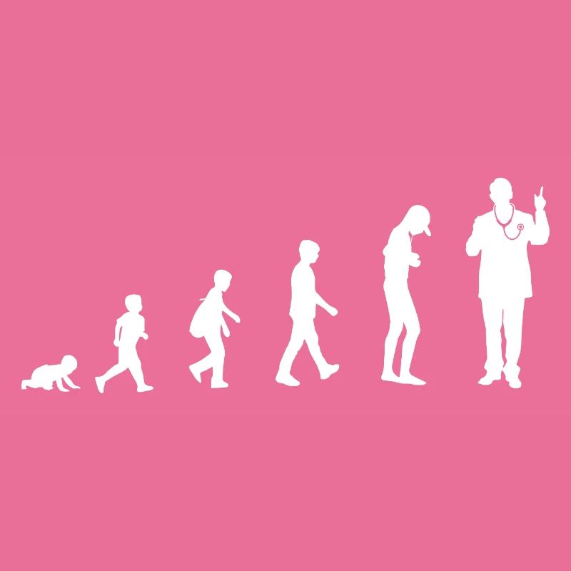 Evolution vom Baby zum Arzt