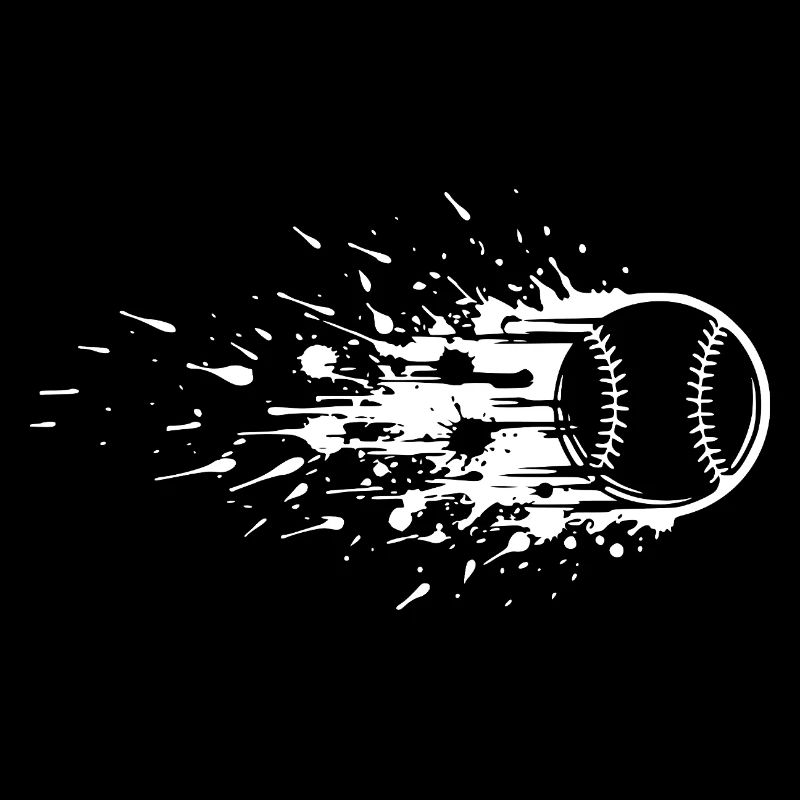 Energetic Baseball Art