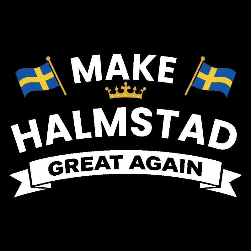 Drapeaux de la fierté de la ville de Halmstad