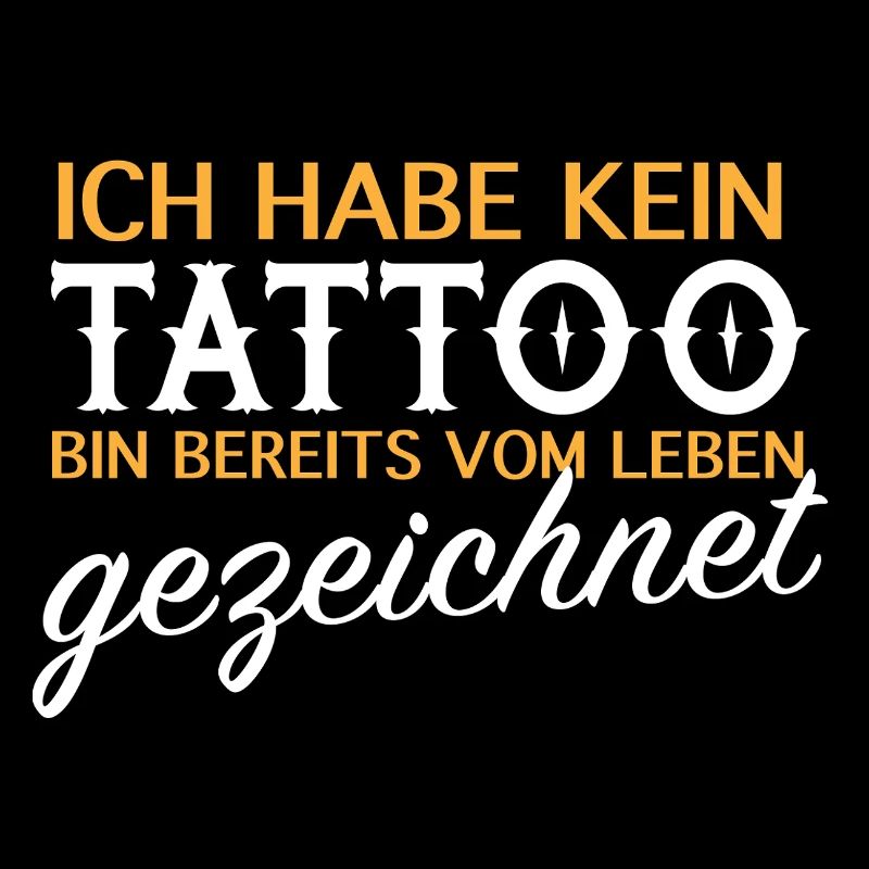 Kein Tattoo, vom Leben gezeichnet