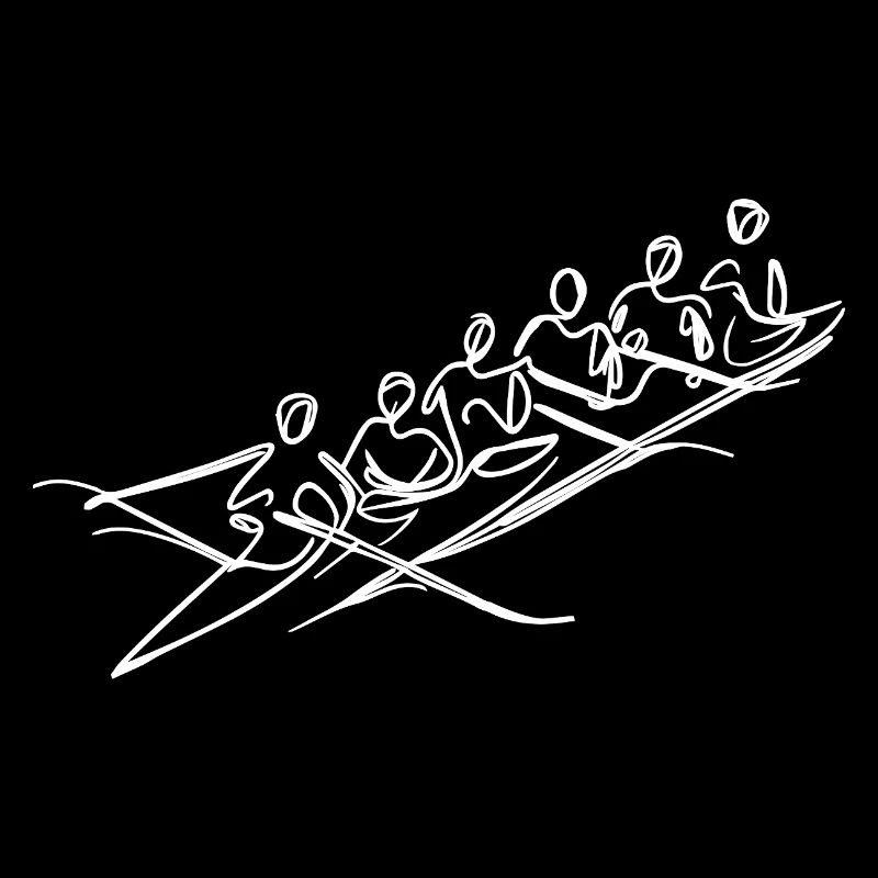 Rowing Team Sketch
