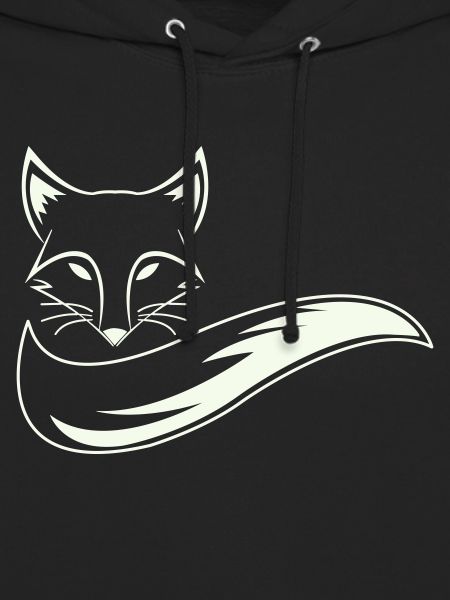 Fuchs Silhouette mit Schweif