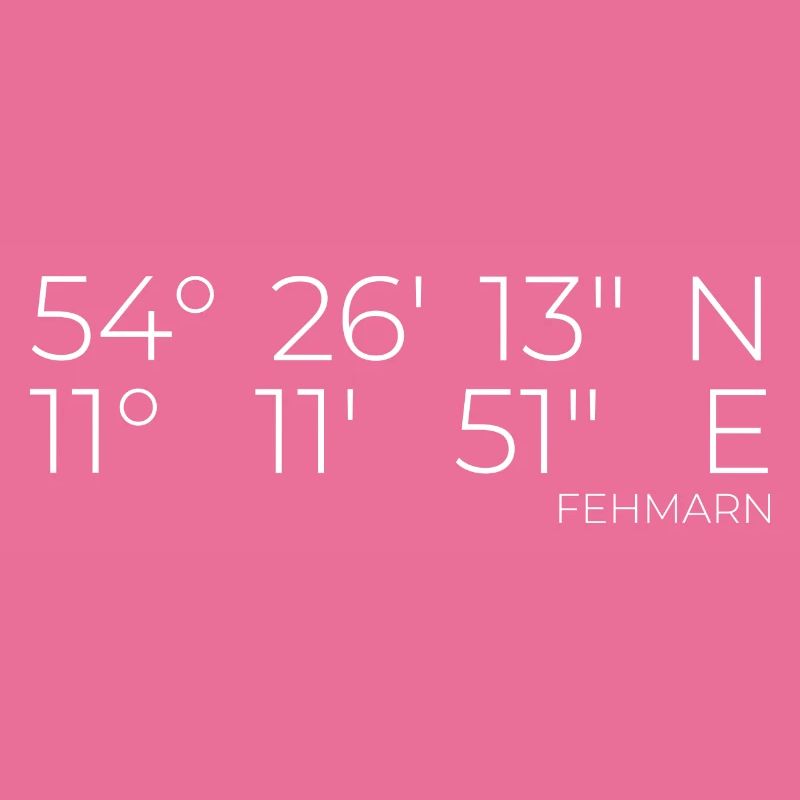 Coordinates Fehmarn