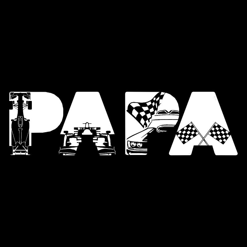 Formule de course Papa Race Car Dad Wheel Racing