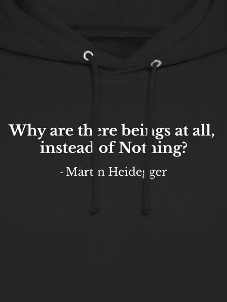 Heidegger Zitat Tee