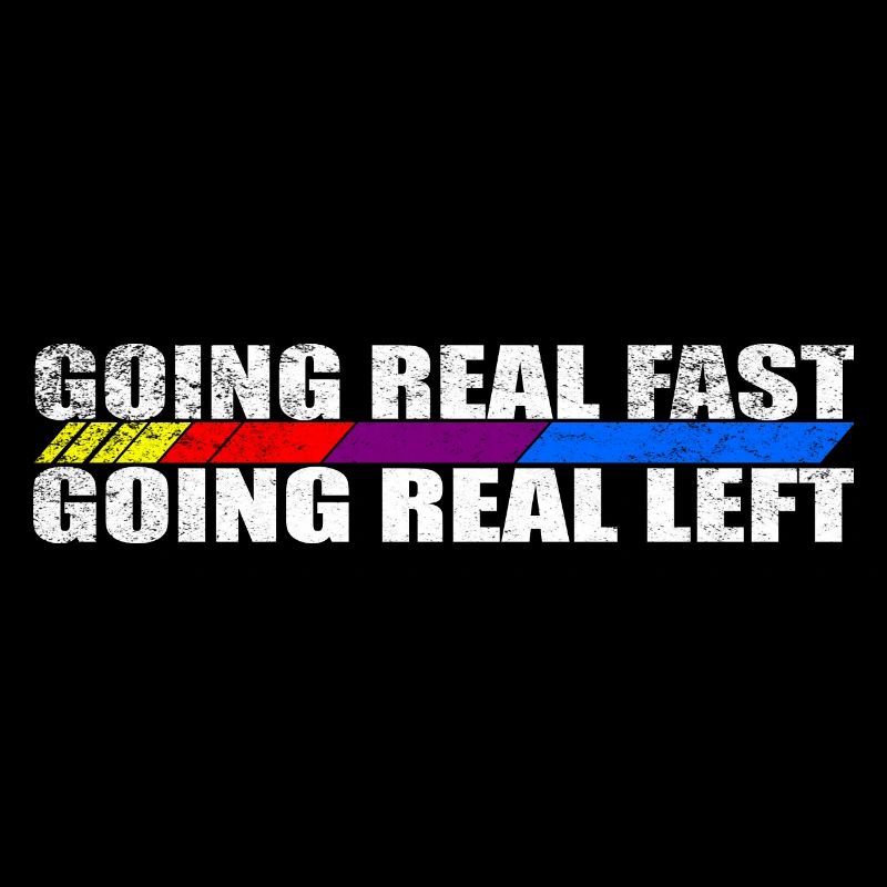 Racing stripe motif for speed lovers