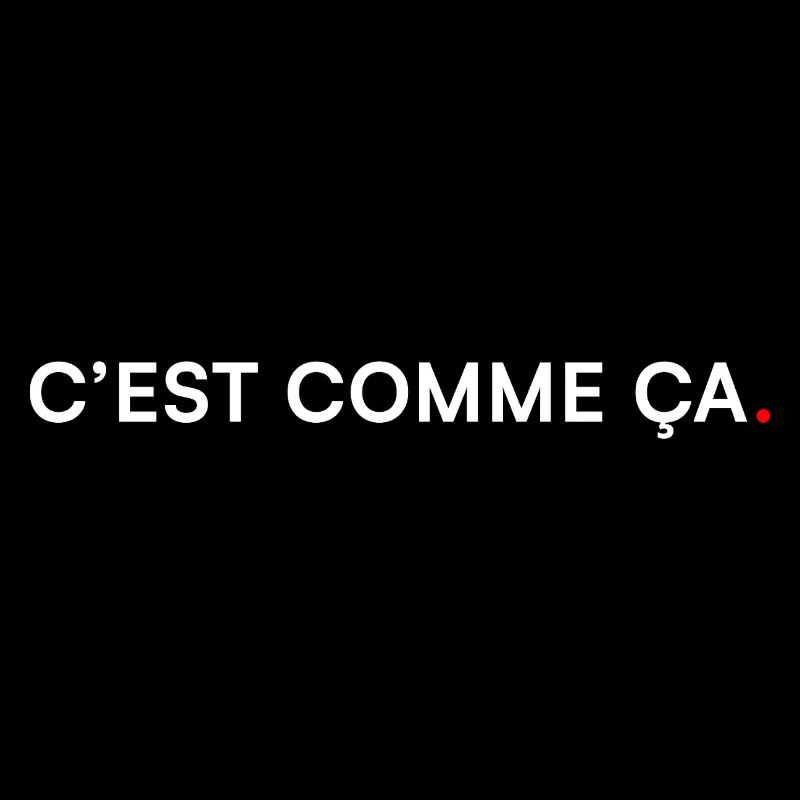 C’EST COMME ÇA. Humour Minimal Moderne