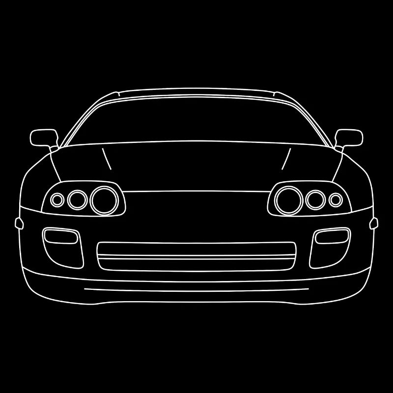 Auto JDM - Supra Blanc