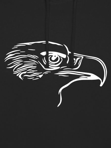 Elegant bird head with large beak