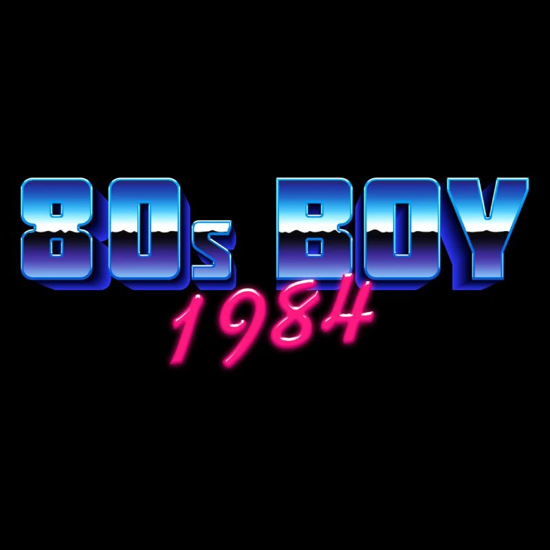 80's Boy 1984, Geburtsshirt