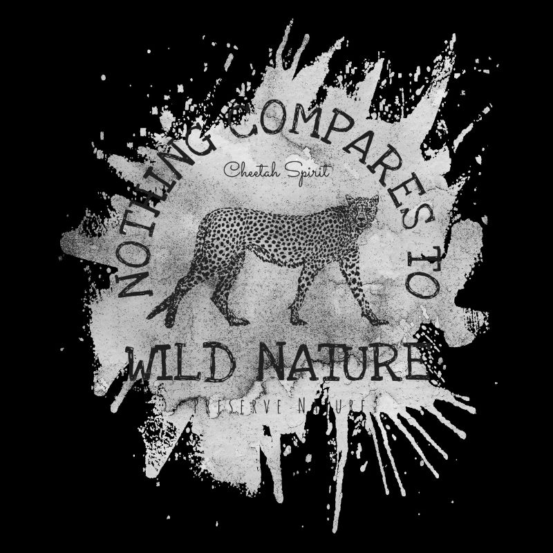 Guépard Splash Gris- Nothing Compares to Nature