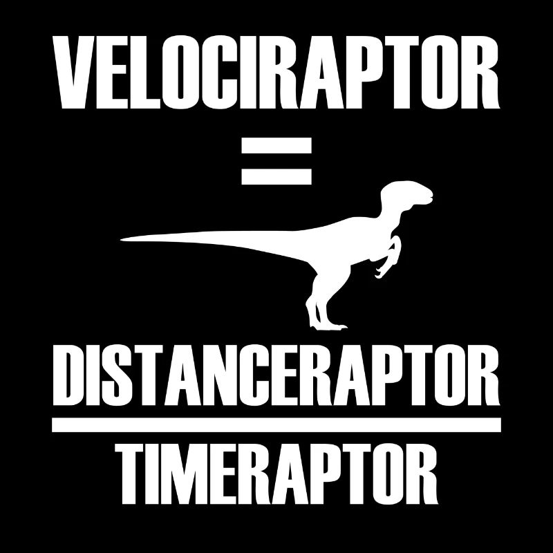 Velociraptor Physic Saying Gift