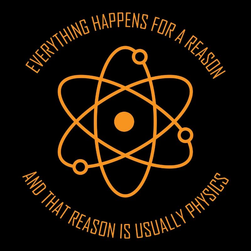 Physik Spruch Atom Physiker Student Geschenk