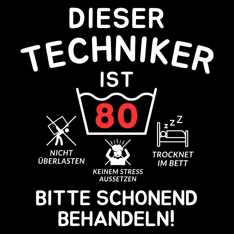 Ce technicien a 80 ans.