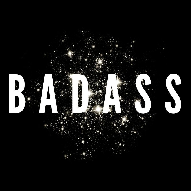Badass Glitter Stars Mental Strength Statement