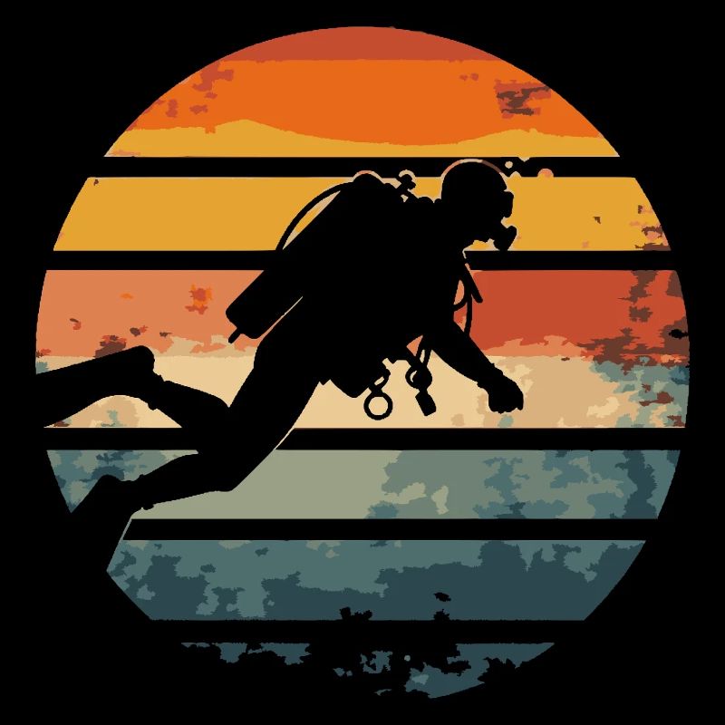 Plongée sous-marine Plongée Diving Diver Vintage