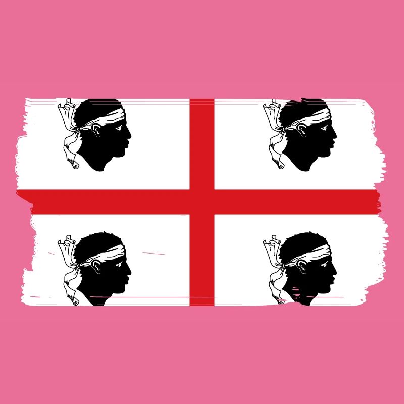Drapeau de la Sardaigne Drapeau sarde Drapeau de la Sardaigne