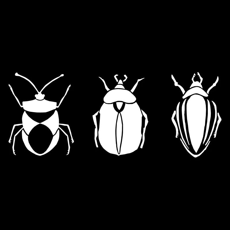 Colorful bugs, insects, spiders, gothic critters, bugs