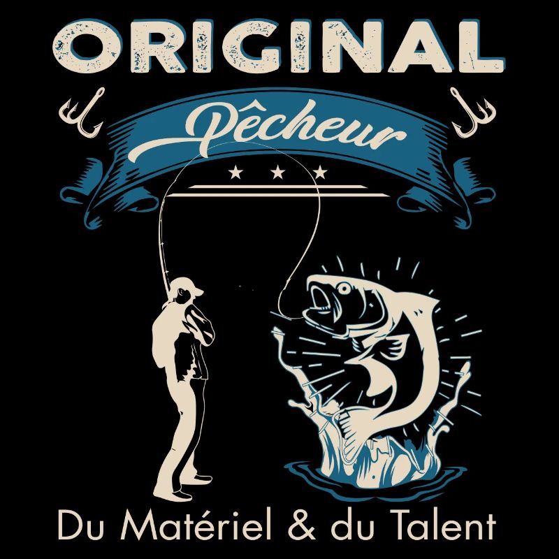 Pêcheur Original c'est Mon Papa Cadeau Pêche