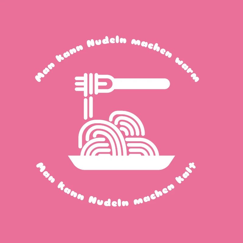 Mann kann Nudeln machen warm oder kalt