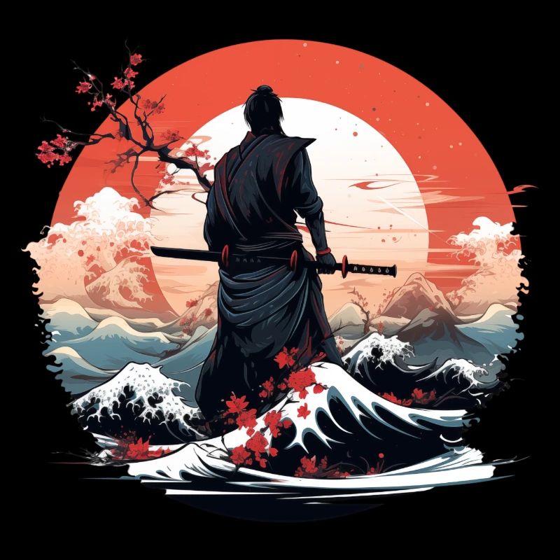 Samouraï avec Katana