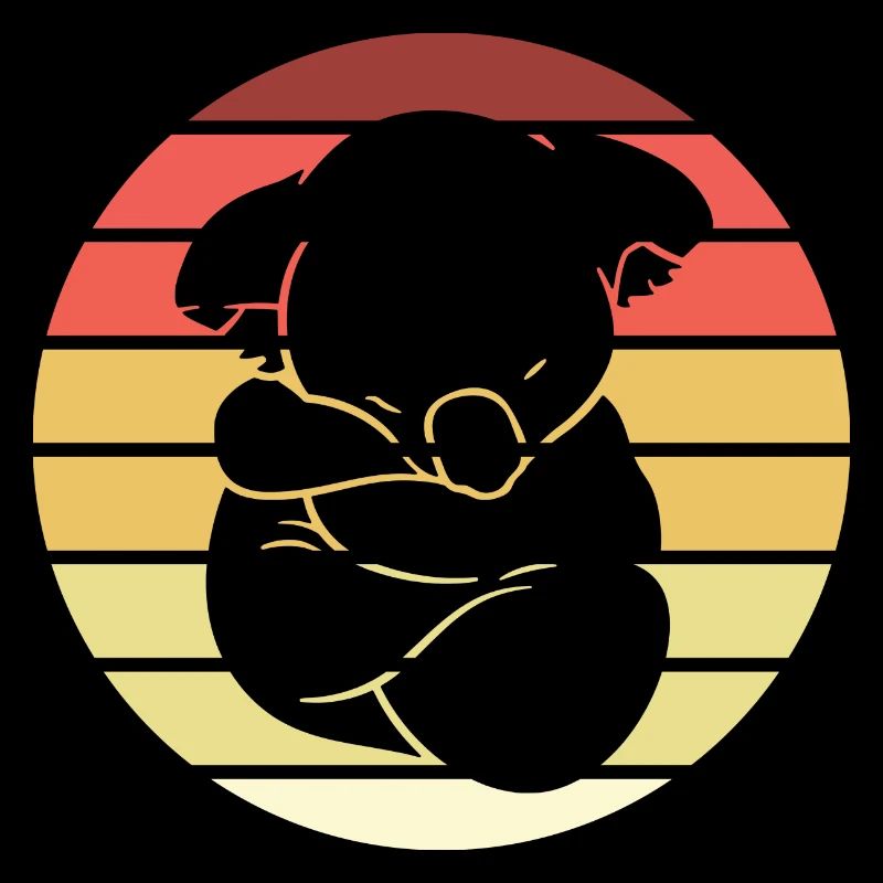 Koala Retro Style Vintage