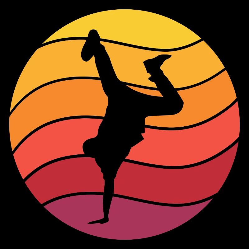 Breakdance Retro Style Vintage