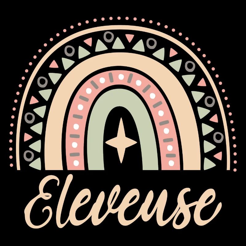 Cadeau Eleveuse. Boho Rainbow éleveuse. Éleveuse.