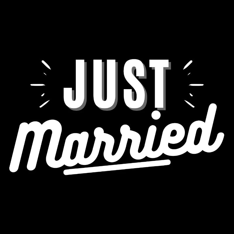 Just Married. Hochzeit Geschenk