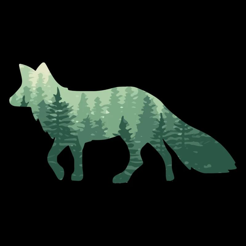 Fox forest / fox with forest
