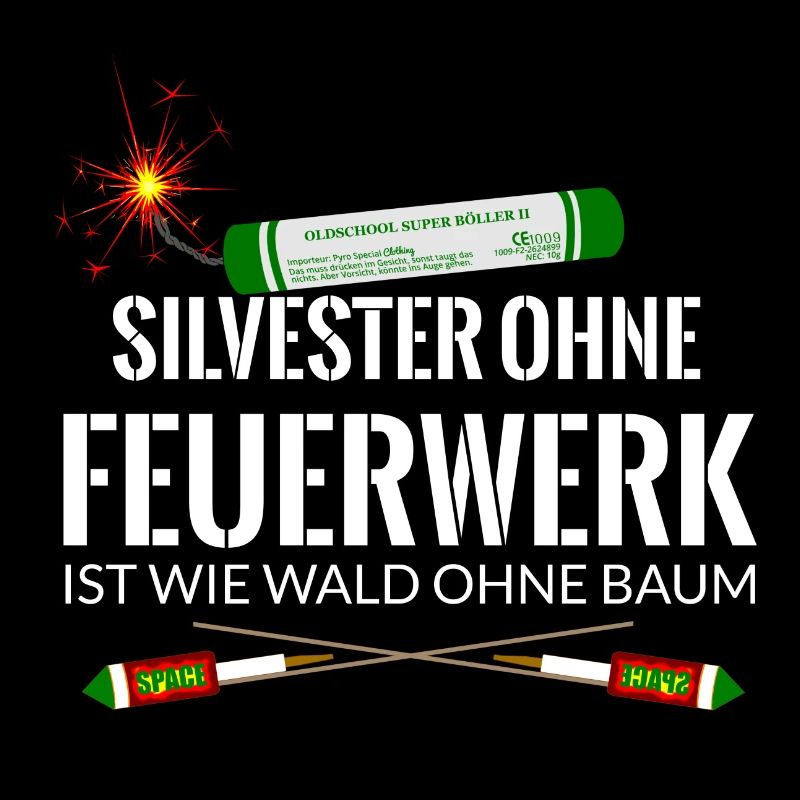 Silvester ohne Feuerwerk Pyro