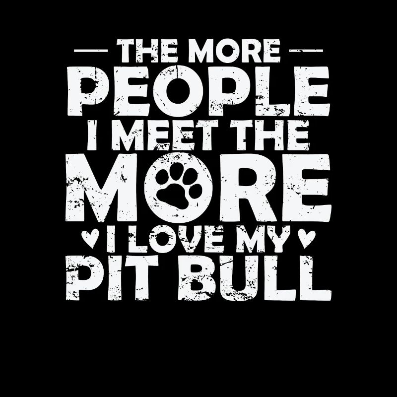 Less People More Pit Bulls Hundeliebe
