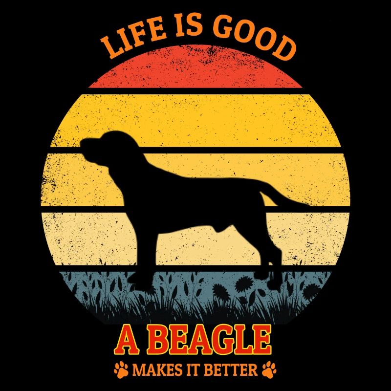 Life Is Good A Beagle Makes It Better