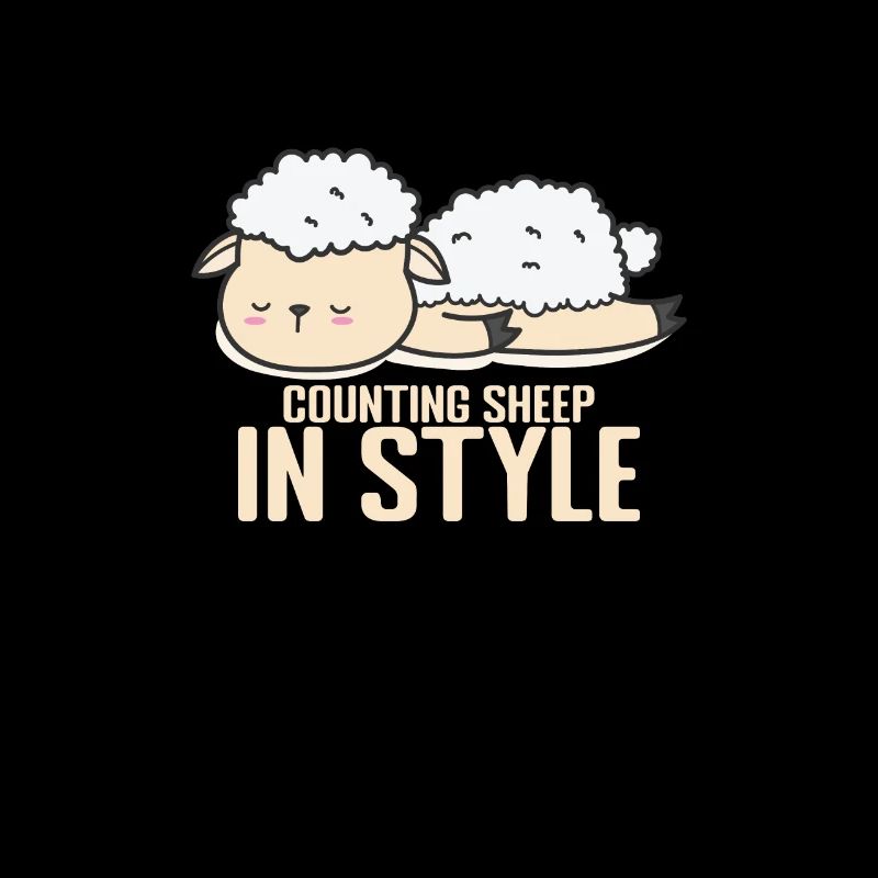 Compter les moutons en pyjama de style pyjama
