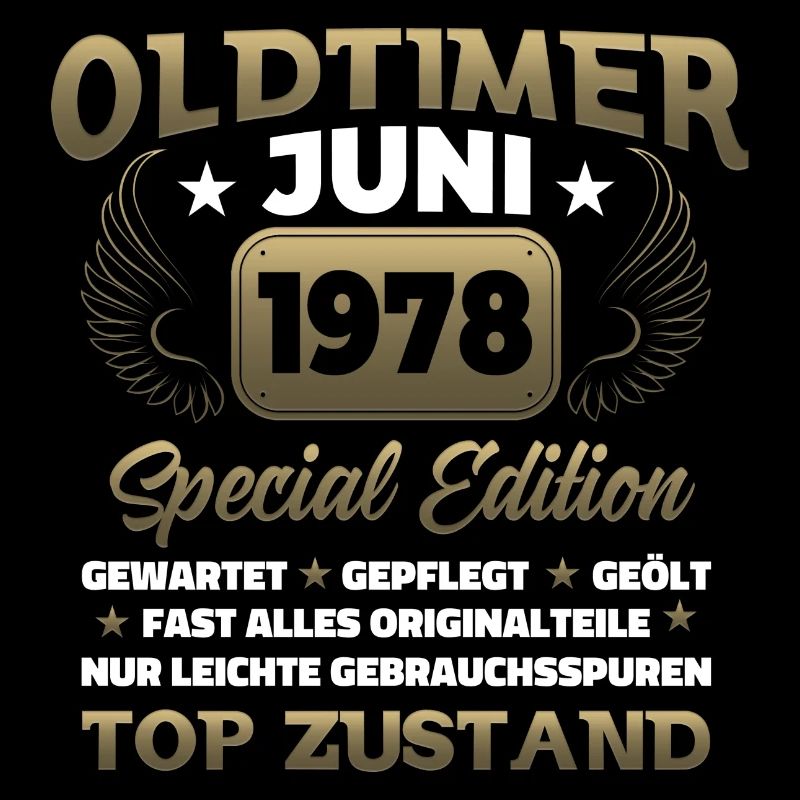 Oldtimer Juni 1978 Geburtstag Geschenk Herren