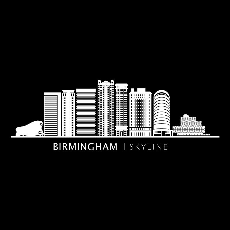 Birmingham Landmarks Skyline Gift