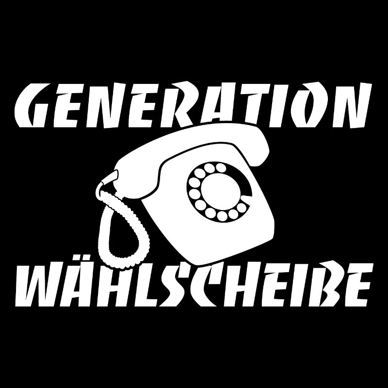 Generation Wählscheibe Festnetz Telefon