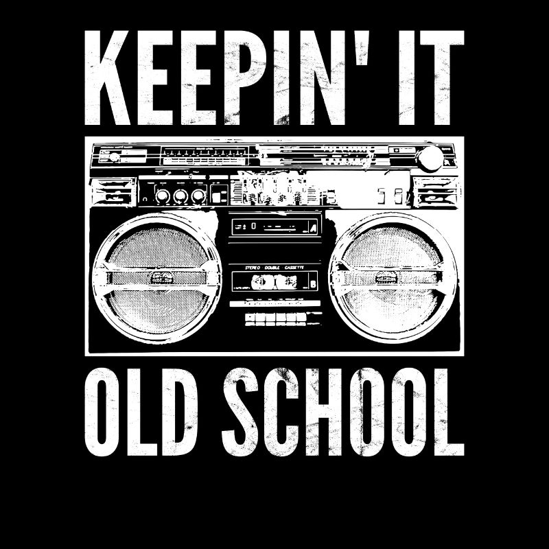 Keepin' It Old School Hip Hop lover Geschenkidee