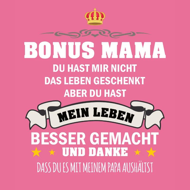 Bonus Mama Stiefmutter Stiefmama Geschenkidee
