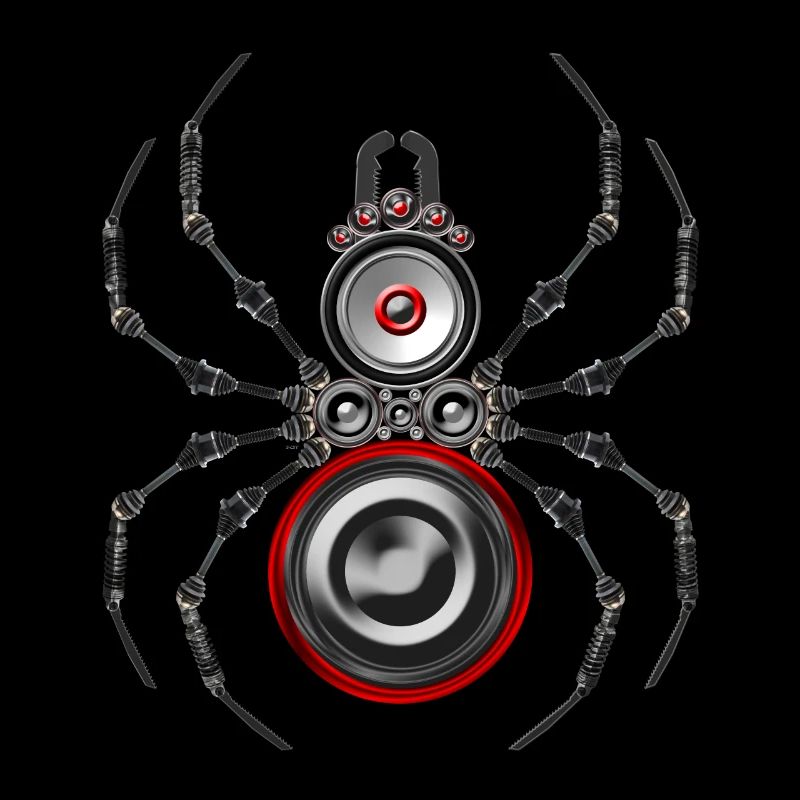 Techno Stag Beetle Insect Bass Speaker