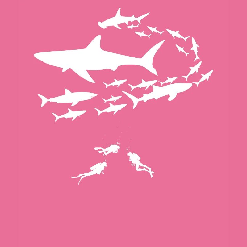 Plongeur requin plongée requin plongée requins cadeau