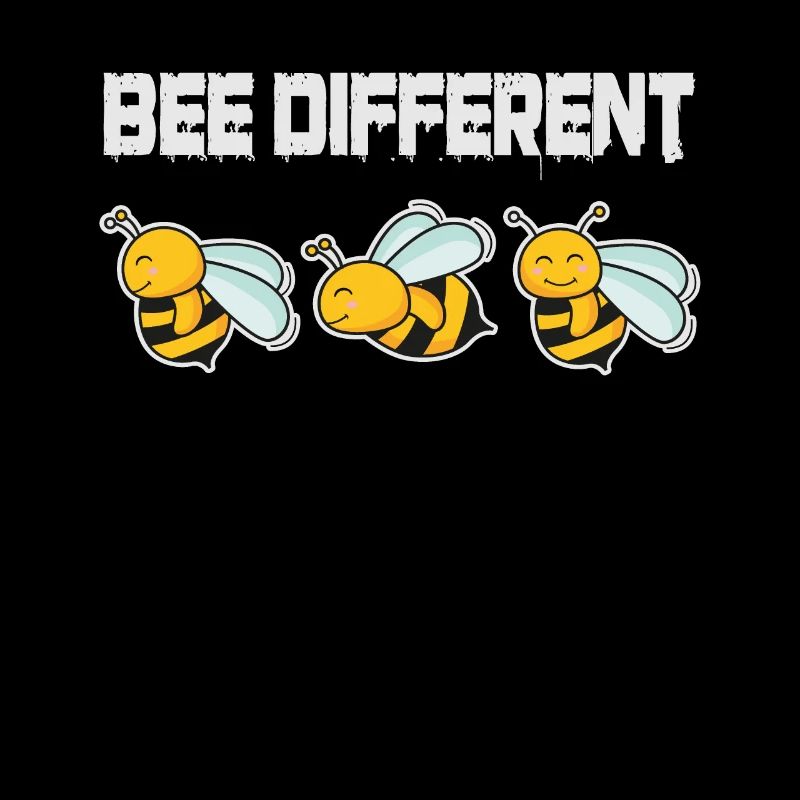 Abeille Différentes abeilles Soyez différent Soyez vous-même