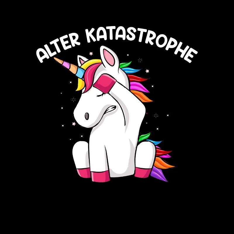 Alter Katastrophe Einhorn Einhörner Facepalm