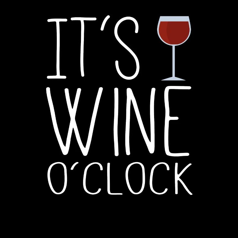 C'est l'heure du vin - il est temps de prendre un verre de vin