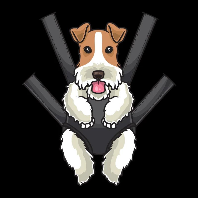 Foxterrier chien en pochette